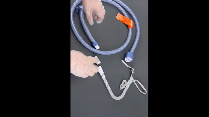 Connection of High Flow Nasal Tubes