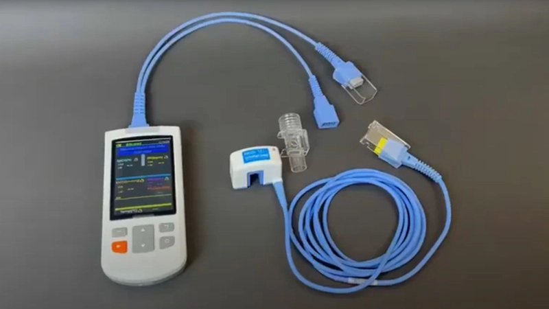 Handheld Monitor with EtCO2 Sensor